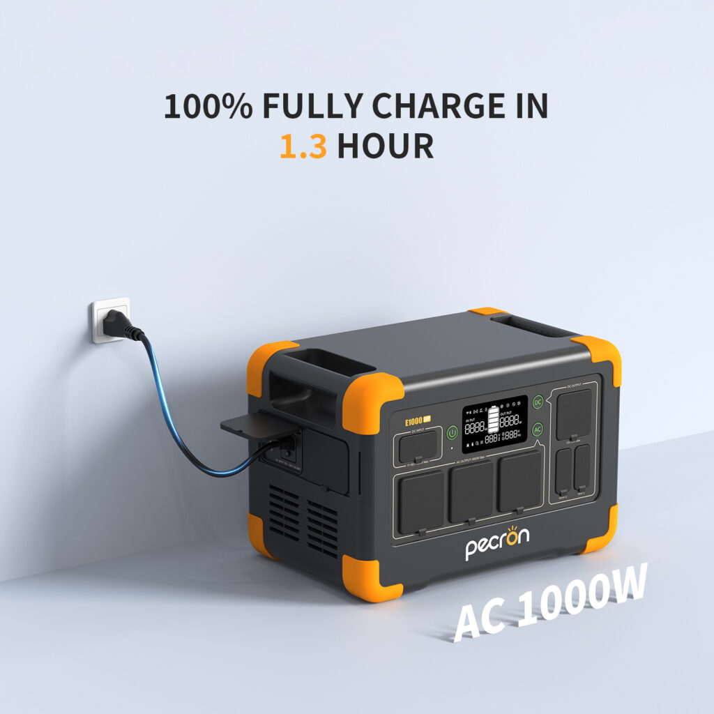 Přenosná napájecí stanice Pecron E1000LFP - 1024Wh, 1800W - Image 11