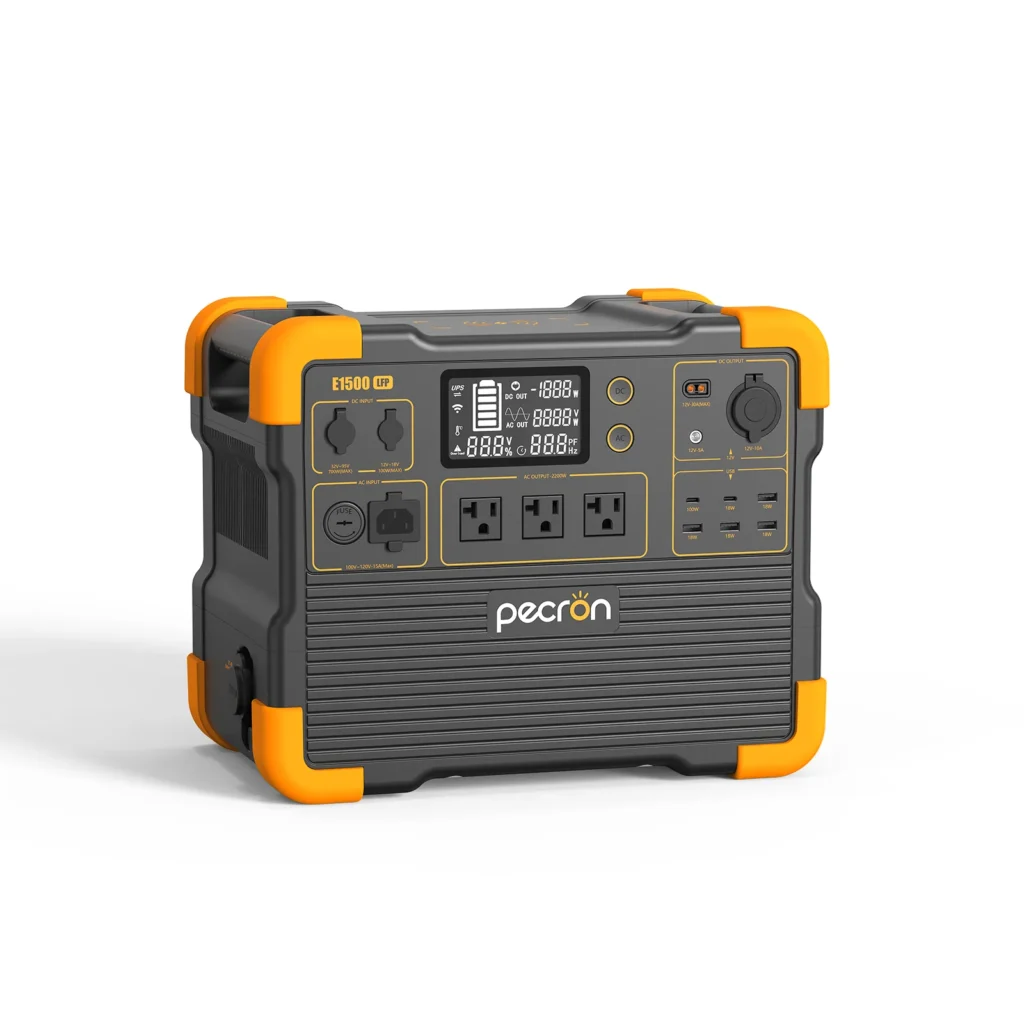 Přenosná napájecí stanice Pecron E1500LFP - 1536Wh, 2200W